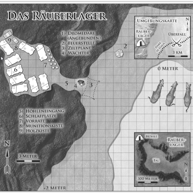Sturm über Ägypten - Zusatzkarten für die Printausgabe